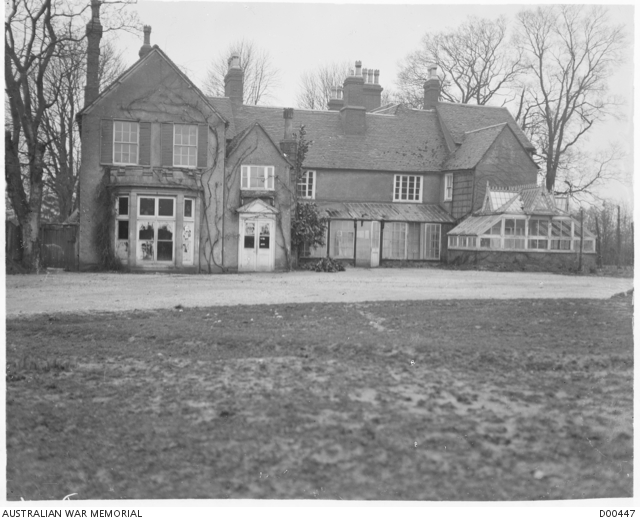 Clifton, Bedfordshire, England. Exterior view of Clifton House, at the Headquarters of the