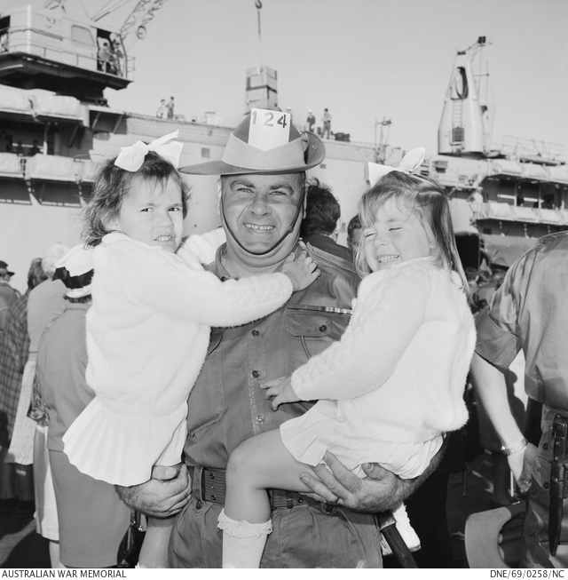 Brisbane, Qld. May 1969. Twins Roxanne and Nicole Pearson welcomed home ...