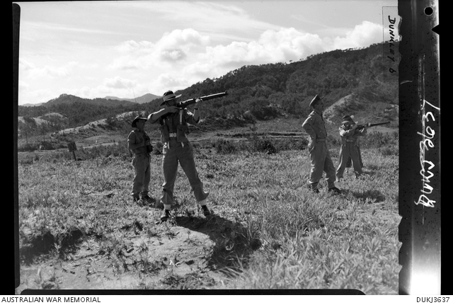 Unidentified Australian Army soldiers, of the British Commonwealth ...