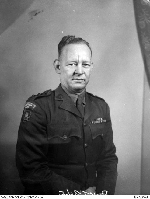Studio portrait of an unidentified Australian Army captain, probably ...