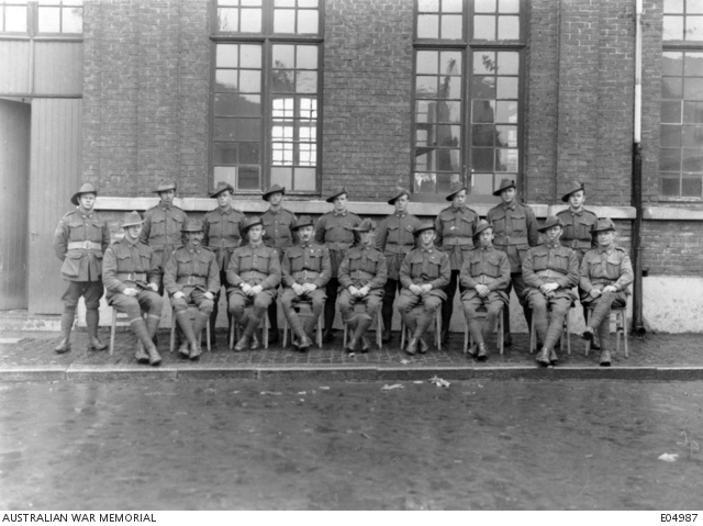 An outdoors group portrait of Non Commissioned Officers of the 11th and ...