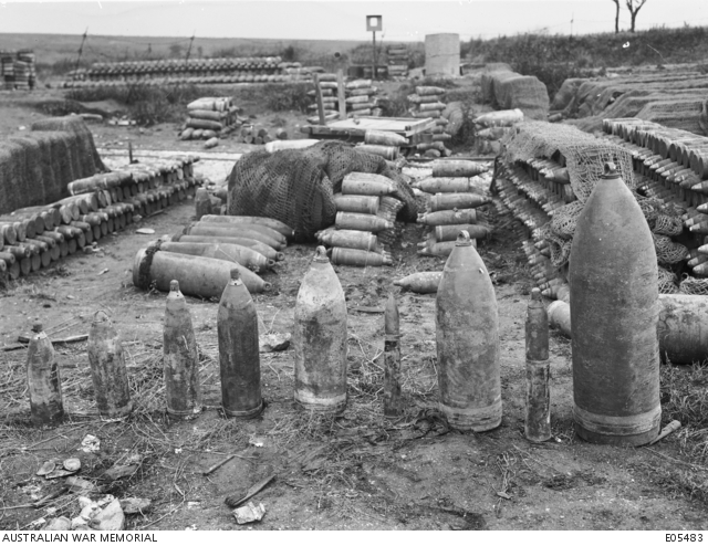 Villers-Bretonneux, France. 19 July 1919. Various types of British ...