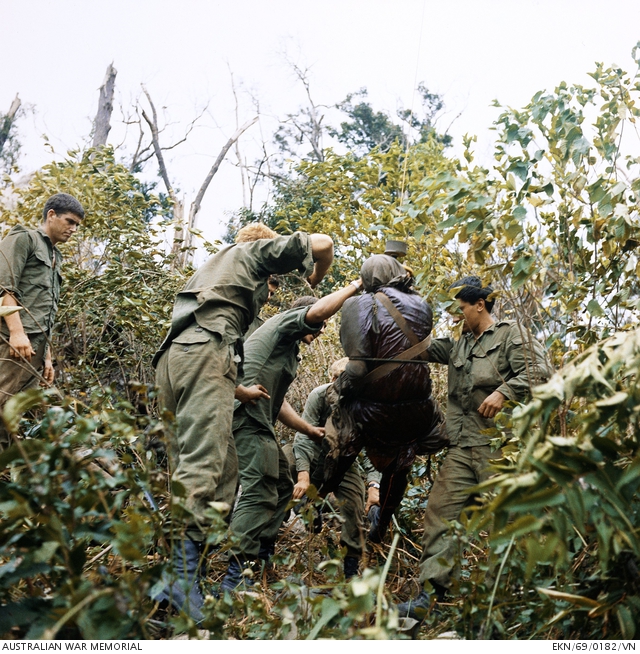 South Vietnam. 11 December 1969. The body of 55613 Private ...