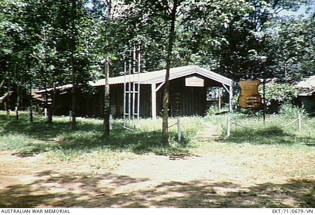 Nui Dat, South Vietnam. 1971. All Saints Chapel at 1st Australian Task ...