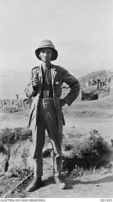 Gallipoli Peninsula, Turkey. September 1915. Lieutenant C. T. Butler of ...
