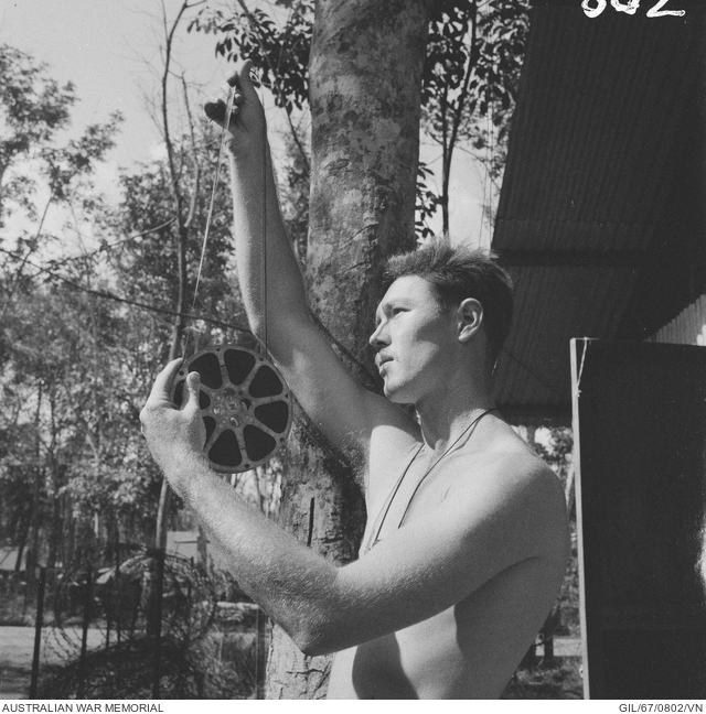 Nui Dat, Vietnam. 1967-09. Private Larry Acker of Victoria Park, WA ...