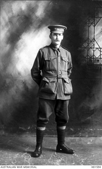 Studio portrait of 1289 Private Horace Charles Rangecroft, 38th ...
