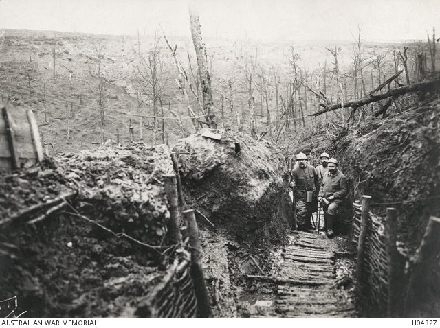 Meuse District, France. 1916-01. Four French soldiers on a protected ...