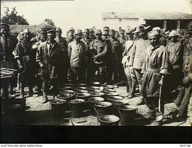 Italy. c. 1918. Austro - Hungarian prisoners of war captured by the ...