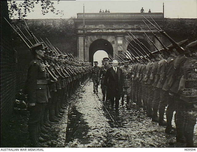 Lille, France. 1918. French President Poincare and Allied General ...