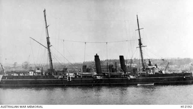 Royal Navy cruiser HMS Psyche arrived in Australia during December 1903 ...