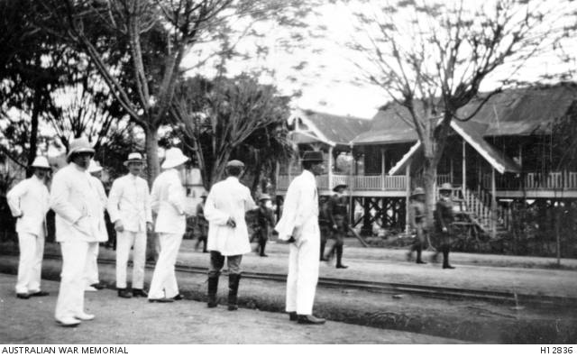 Rabaul, New Britain. 13 September 1914. German civilian residents ...