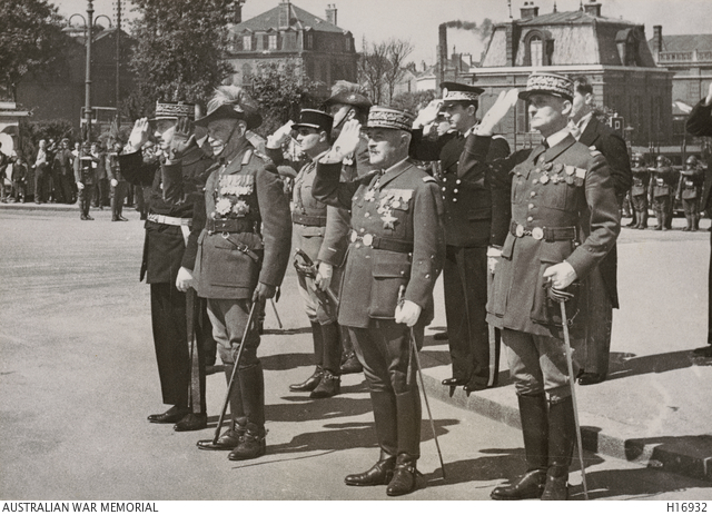 Amiens, France. 25 May 1937. General Sir Harry Chauvel with French ...