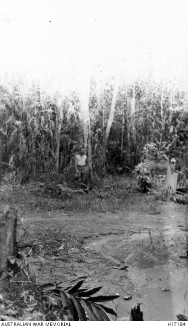 Rabaul, New Britain. c. 1915. The site of the first trench on the ...