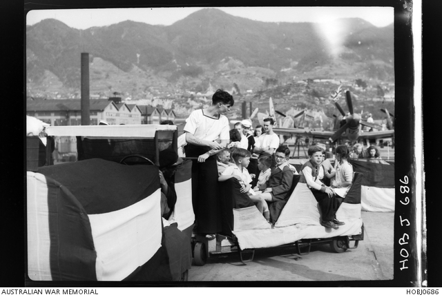 Australian and American children (dependents of the British ...