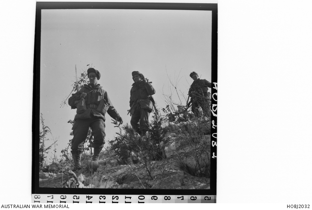 Three unidentified soldiers from the 3rd Battalion, The Royal ...