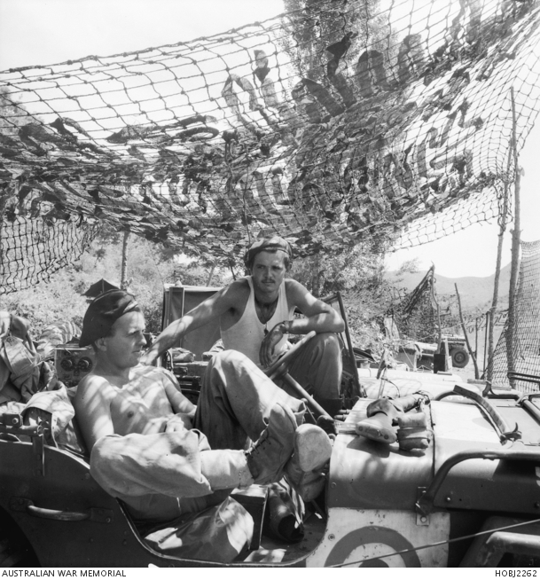 Korea. c 1951. Lance Corporal K J Macpherson of Carlton, Vic, and ...
