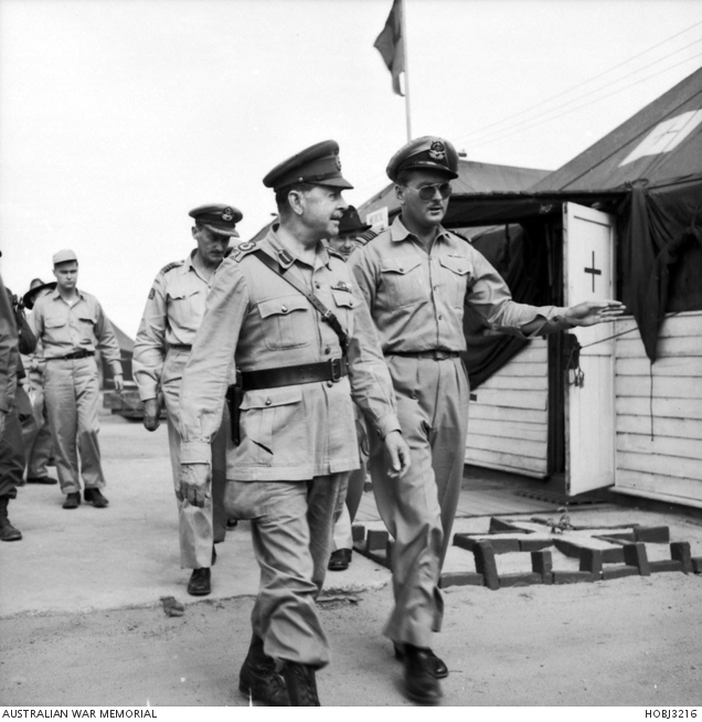 Kimpo Air Base, South Korea. 13 June 1952. Field Marshal Lord Alexander ...