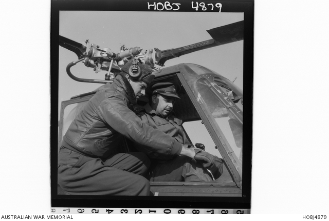 Korea. 11 March 1954. Captain (Capt) Edward Raymond Smith of Canberra ...