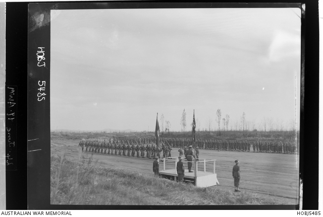 Korea. 4 November 1954. The Royal Australian Regiment (RAR) holds a ...