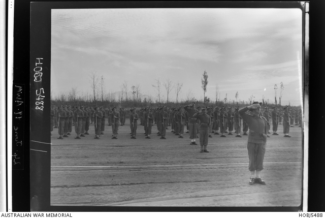 Korea. 4 November 1954. The Royal Australian Regiment (RAR) holds a ...