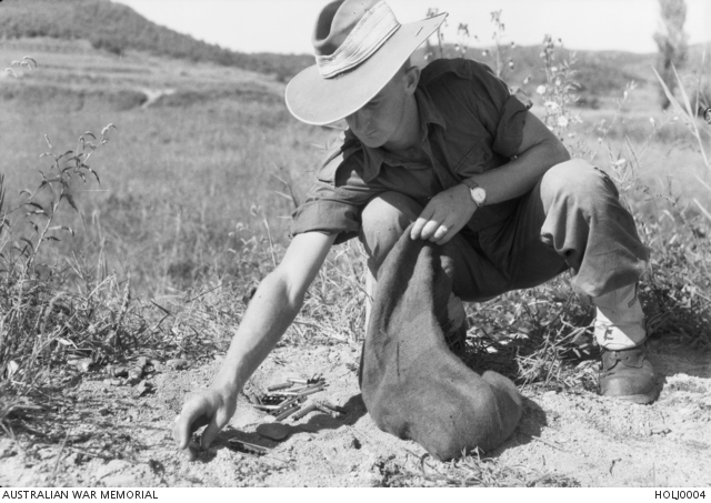 An unidentified member of the 1st Battalion, The Royal Australian ...