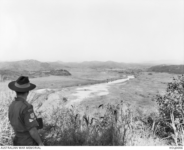 An unidentified corporal of the 1st Battalion, The Royal Australian ...