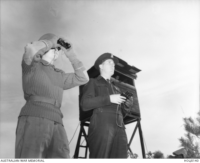 Flight Lieutenant (Flt Lt) R Boyd (right), of Sydney, NSW, RAAF ...