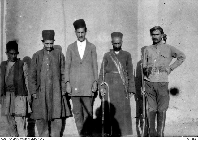 Informal portrait of some of Captain F Williams's visitors at Korkora ...