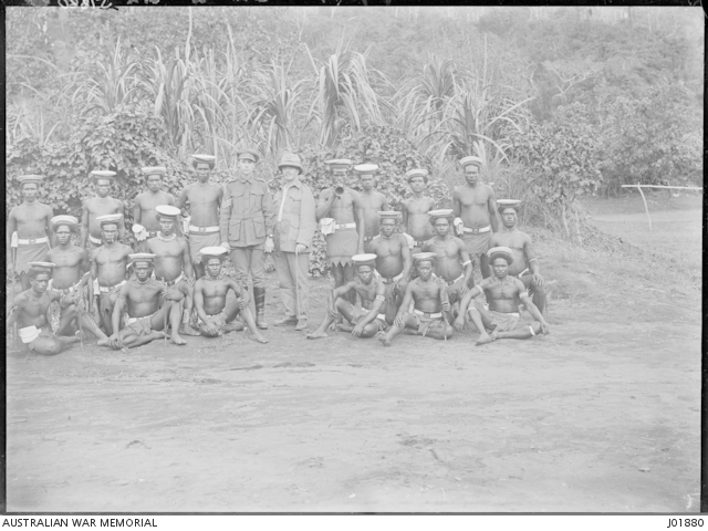 Members of the Native Police with 1319 Acting CSM Warrant Officer 2 ...