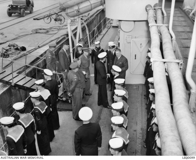 Josiah Francis, Australian Minister for the Army, is on a tour of