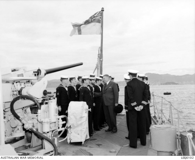 Josiah Francis, Australian Minister for the Army, is on a tour of