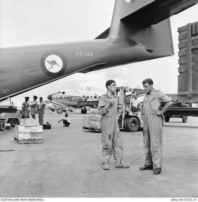 RAAF Caribou pilots, 315165 Flying Officer (FO) John McQueen formerly ...