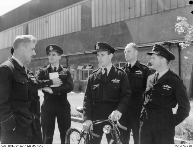 Four pilots of 78 Fighter Wing RAAF encounter one of their former ...