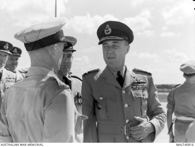 The retiring Commander in Chief of the Middle East Air Force (MEAF ...