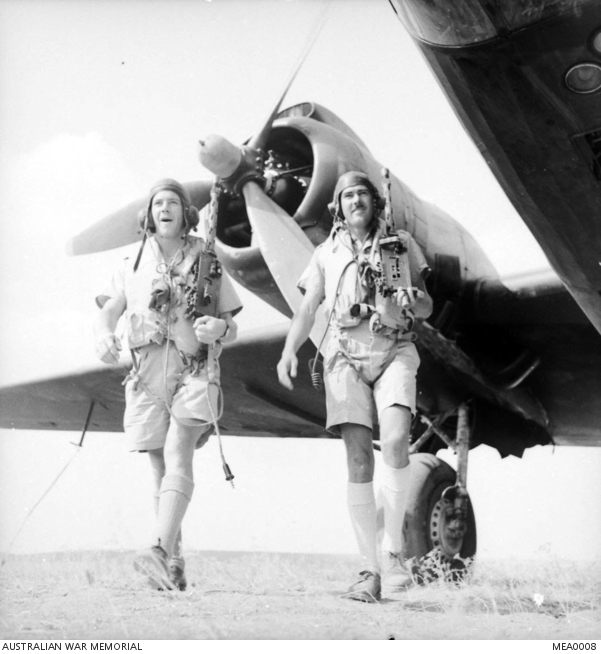 Western Desert. c. 1942. Two air gunners of No. 458 (Torpedo Bomber ...