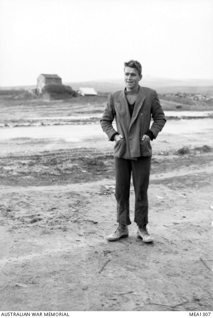 Portrait of Pilot Officer G. M. (Garry) Blumer of Griffith, NSW, a ...