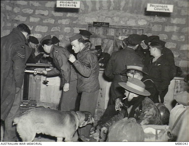 Foggia, Italy. 17 January 1945. Groundstaff of No. 458 (Wellington ...