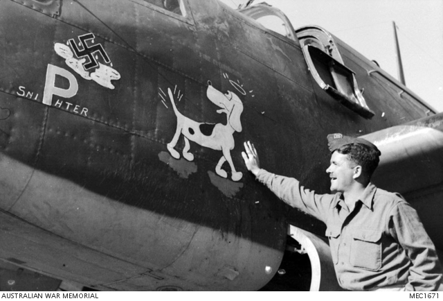 Flight Sergeant Bevan Wallace of Mosman, NSW, a member of No. 454  