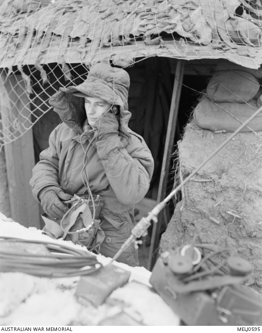 The practice occupation of the defence line (Kansas Line) in Korea is ...