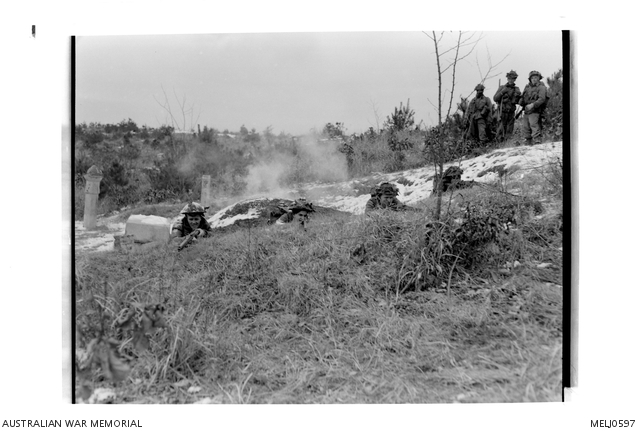 The practice occupation of the defence line (Kansas Line) in Korea is ...