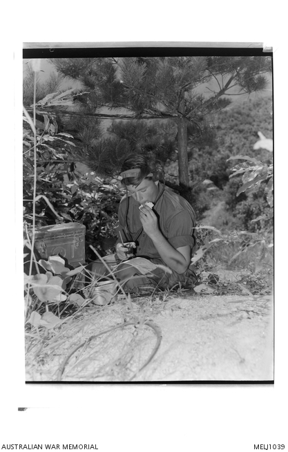During practice occupations of the Kansas Line defence positions in ...