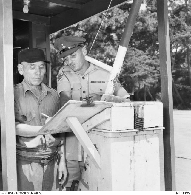 The Regimental Sergeant Major (RSM) of the Britcom Base Signal Regiment ...