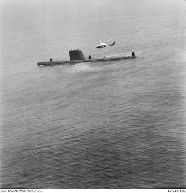 During the SEATO exercise, Sea Rover, a Wessex helicopter (830) from ...