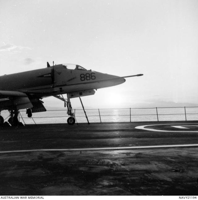 The RAN aircraft carrier HMAS Melbourne is participating in the SEATO ...