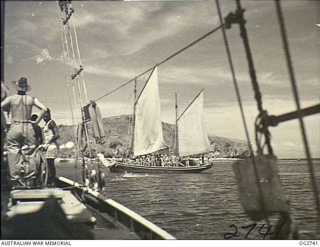 PORT MORESBY, PAPUA. C. 1944. MEMBERS OF THE RAAF RESCUE SERVICE UNITS ...