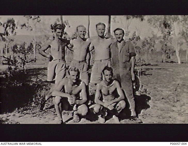 TOWNSVILLE, QLD. 1943?. MEMBERS OF RAAF 14 SALVAGE AND REPAIR UNIT AT