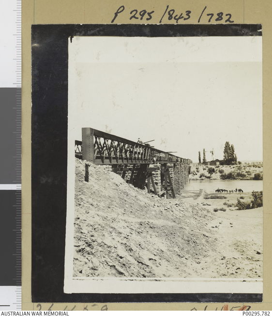 MODDER RIVER, SOUTH AFRICA, C 1900. BRITISH ENGINEERS REPAIRING THE ...
