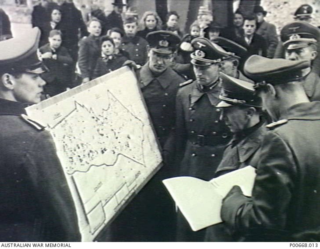 German propaganda photograph captured by the RAF. RAF Caption: 