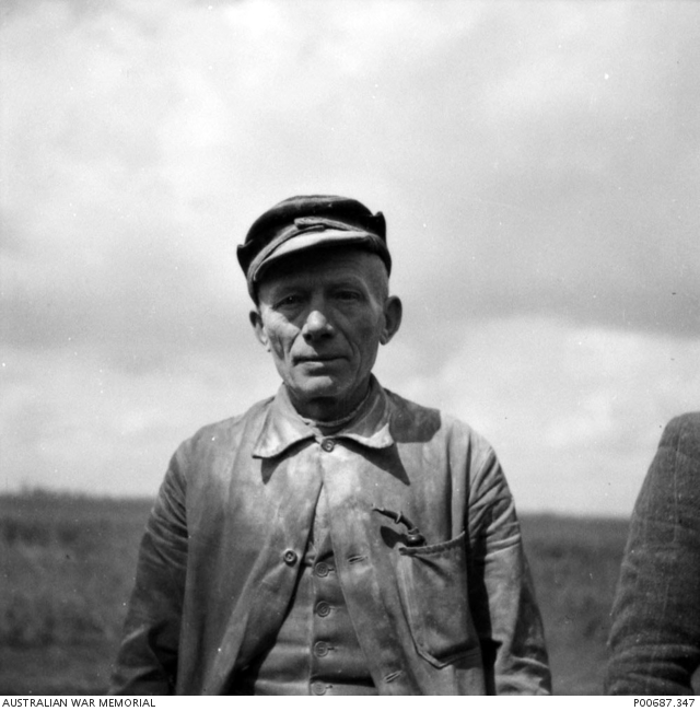 MINDEN, GERMANY, 1945-05-04. WINDMILL OWNER (120.3) (PHOTOGRAPHER: C ...